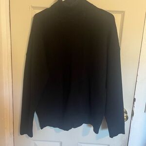 Zara Womens Turtleneck Sweater in Black